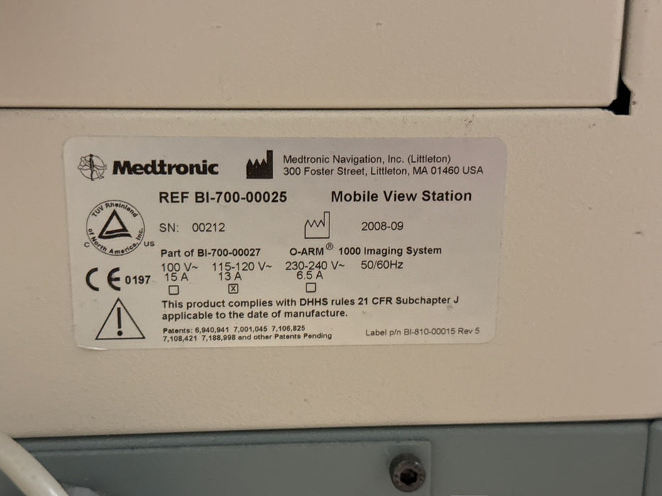 Medtronic 2008 Medtronic O-Arm C-Arms & Tables reLink Medical