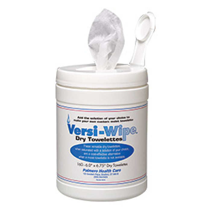 Palmero Palmero 3516 Versi-Wipe Dry Towelettes 6" x 6-3/4" 160ct/can Supplies reLink Medical