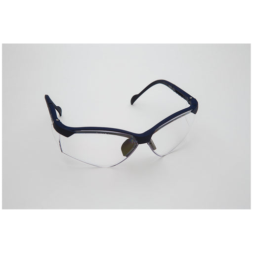 Palmero Palmero 3560B Safety Glasses Blue Frame/Clear Lens. Universal Size Supplies reLink Medical