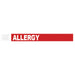 Medical ID Solutions Medical ID Solutions 2004A Wristband Tyvek 1" Allergy Red Supplies reLink Medical