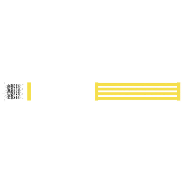 Medical ID Solutions Medical ID Solutions 2006 Wristband Tyvek 1" Yellow Supplies reLink Medical