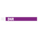 Medical ID Solutions Medical ID Solutions 2011DNR Wristband Tyvek 1" DNR Purple Supplies reLink Medical