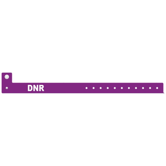 Medical ID Solutions Medical ID Solutions 3307DNR Wristband L Shape Tri-Laminate DNR Supplies reLink Medical