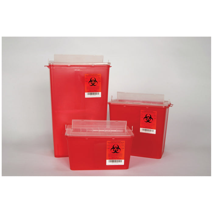 Plasti-Products, Inc. Plasti-Products Inc. 145008 Horizontal Entry Container 8 Qt Red Supplies reLink Medical