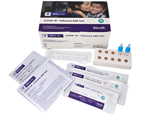 Clarity Diagnostics, LLC Clarity Diagnostics LLC CLA-COVFLAB25 WELLlife COVID-19 & Influenza Supplies reLink Medical
