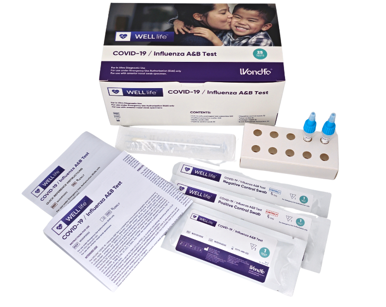 Clarity Diagnostics, LLC Clarity Diagnostics LLC CLA-COVFLAB25 WELLlife COVID-19 & Influenza Supplies reLink Medical