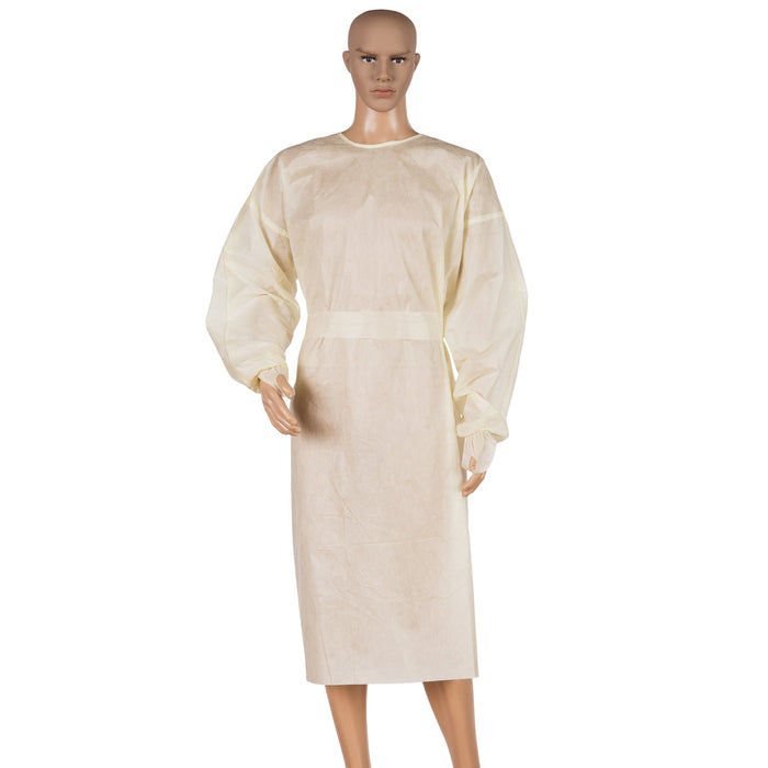 AMD-Medicom AMD-Medicom A69962 Isolation Gown Yellow Thumb Loop X-Large Supplies reLink Medical