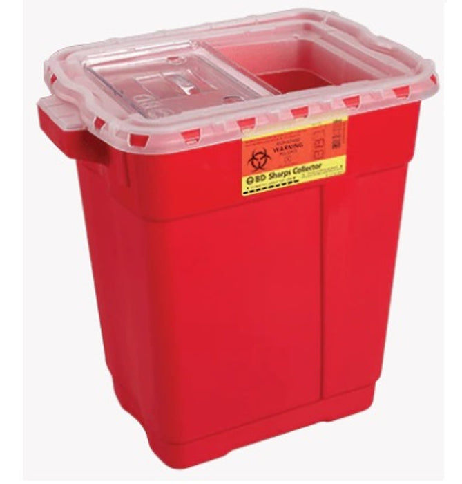 BD 305059 Sharps Collector 8 Quart Open Top Nesta
