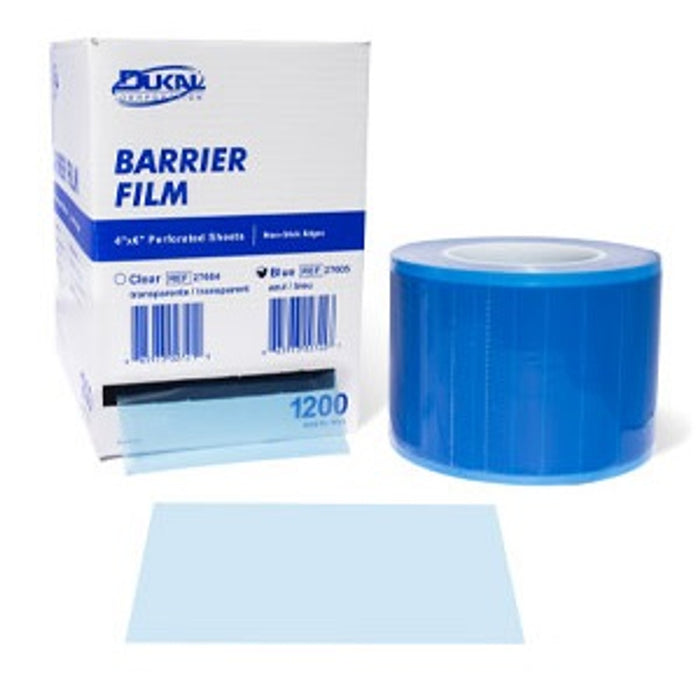 Dukal Corporation Dukal Corporation 27605-BK Barrier Film 4"x6" Sheets Blue 1200 Supplies reLink Medical