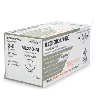 Myco Medical Myco Medical ML333-M Suture 2-0 Redidiox Violet Monofilament Supplies reLink Medical