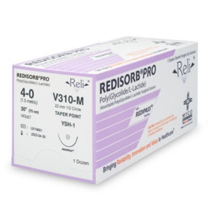 Myco Medical Myco Medical V397-M Suture 4-0 Redisorb Violet Braided 30" Supplies reLink Medical