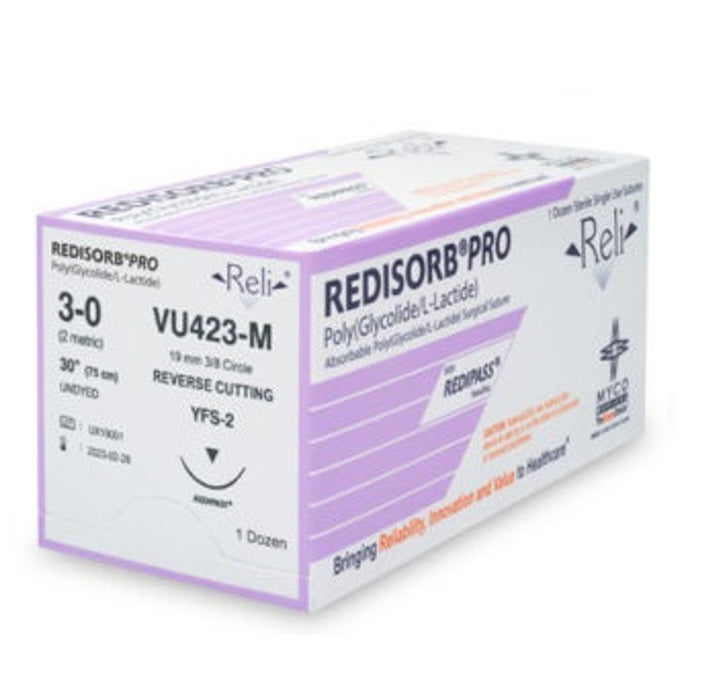 Myco Medical Myco Medical VU442-M Suture 3-0 Redisorb Undyed Braided 30" Supplies reLink Medical