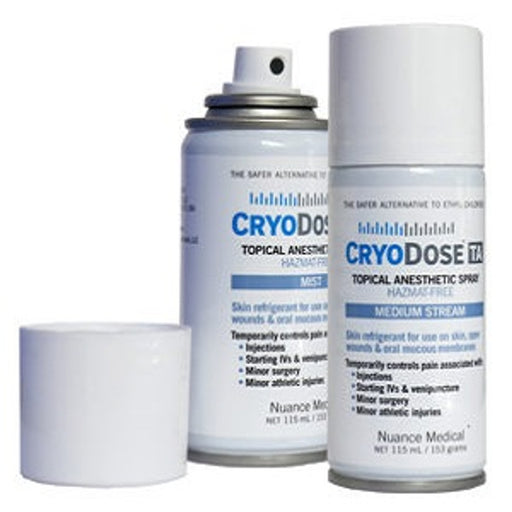 Nuance Medical, LLC Nuance Medical LLC 1802 CryoDose TA Topical Anesthetic Mist 115mL Supplies reLink Medical