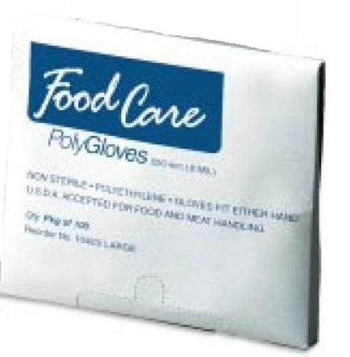 TIDI Products, LLC TIDI Products LLC 10472 Glove Clear 9.6" x 11.2" Poly Latex Supplies reLink Medical