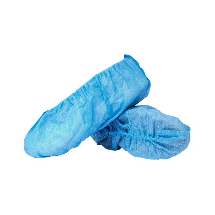 Aspen Surgical SHS-0202-CF Shoe Cover Wave Universal Blue Flat