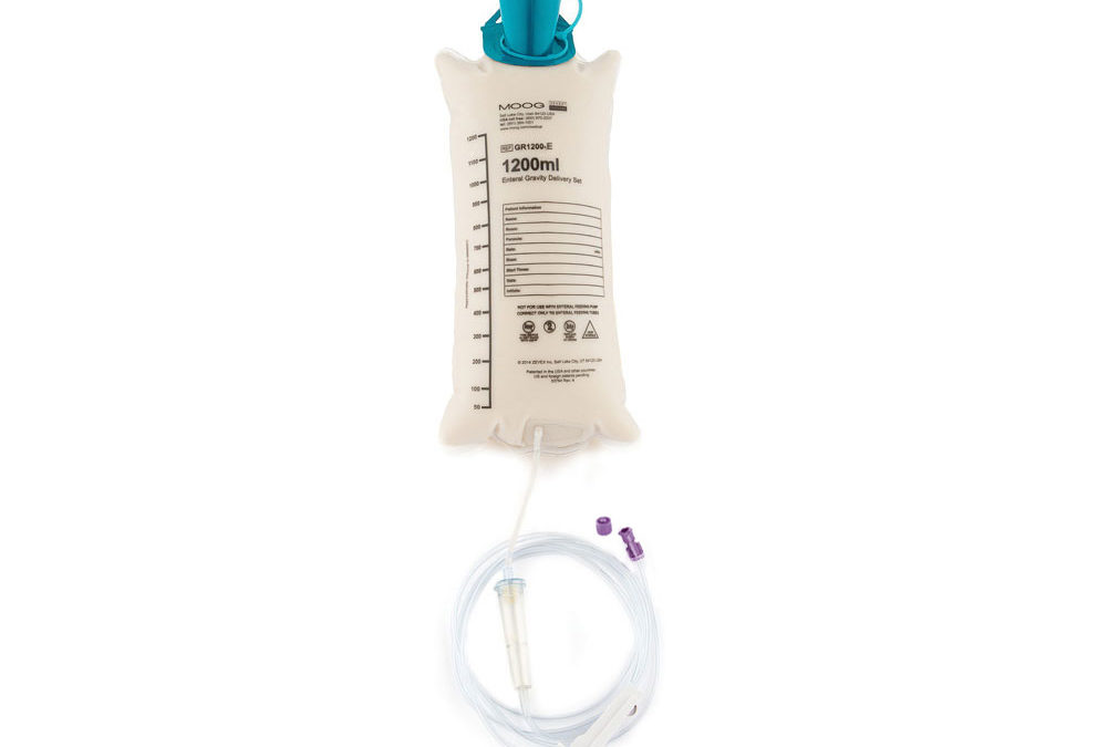 Moog Medical Moog GR1200-E Gravity Feeding Set 1200mL with ENFit Connector Supplies reLink Medical