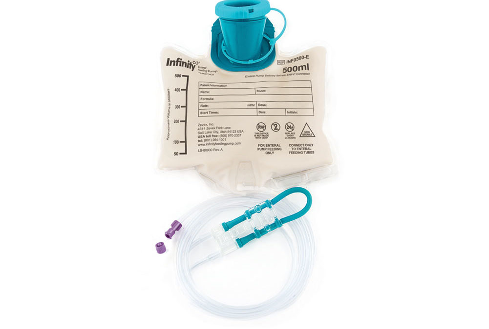 Moog Medical Moog INF0500-E Enteral Pump Delivery Set 500mL w/ ENFit Connector Supplies reLink Medical