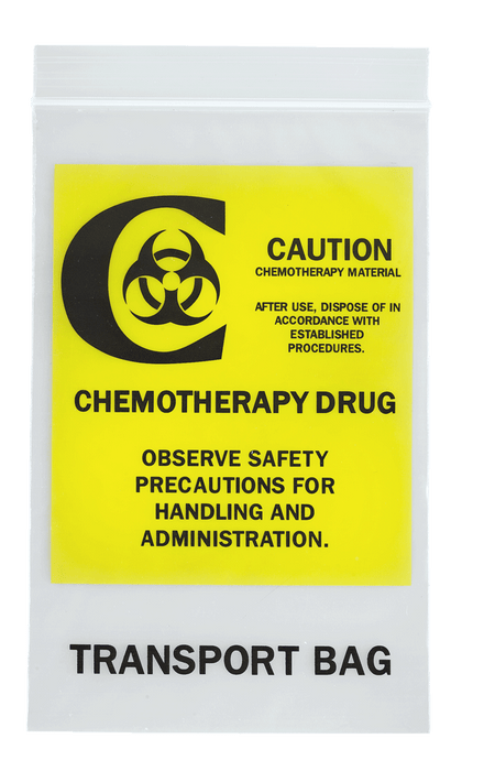 ASP Global ASP Global Q134 Chemotherapy Reclosable Transport Bag 6" x 9"  4 Supplies reLink Medical