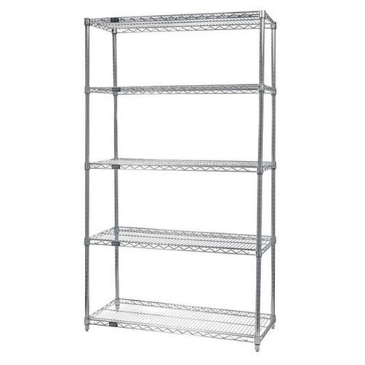 Quantum Medical Quantum Medical 1248S Wire Shelf 12"W x 48"L Stainless Supplies reLink Medical