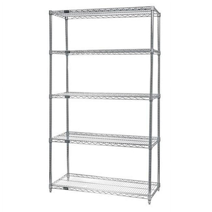 Quantum Medical Quantum Medical 1248S Wire Shelf 12"W x 48"L Stainless Supplies reLink Medical