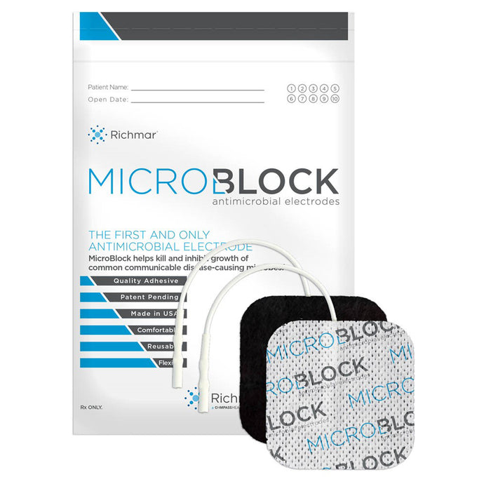 Richmar Richmar 400-877-MIC MicroBlock Antimicrobial Electrodes 2 x 2" Supplies reLink Medical