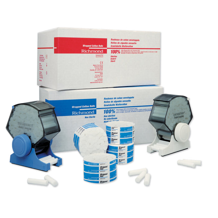 Richmond Dental Richmond Dental 200406 Wrapped Cotton Roll Medium 1‚½" x 3/8" Dia Supplies reLink Medical