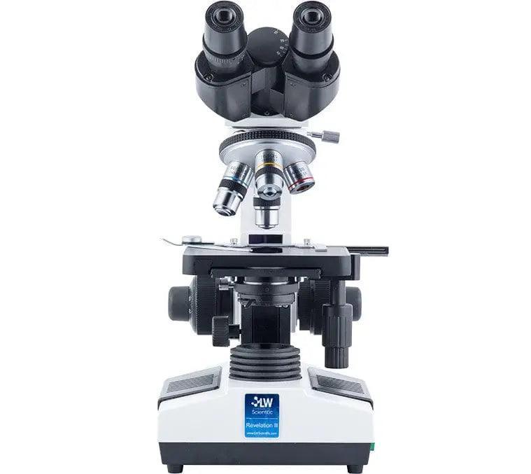 LW Scientific Revelation III DIN, 4 Objective Microscope