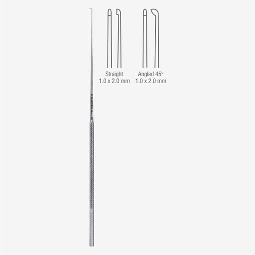 Aspen Surgical Aspen Surgical 80-1693 Rhoton Curette Micro Angled Size 14 Surgical Instruments reLink Medical
