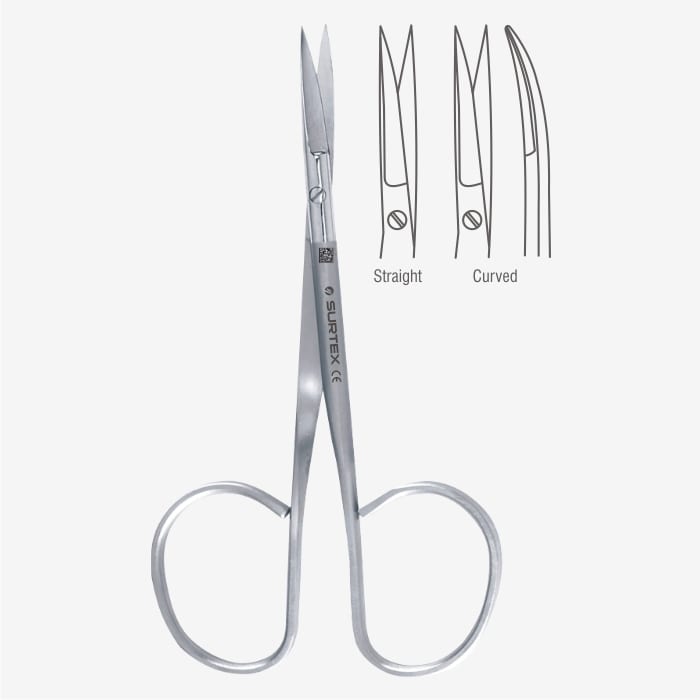 Aspen Surgical Aspen Surgical 60-1826 Symmetry Scissors Iris Curved Large Ribbon Surgical Instruments reLink Medical
