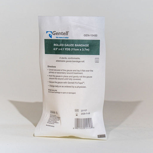 Gentell Gentell GEN-15450 Rolled Gauze 4.5" x 4.1yds Supplies reLink Medical