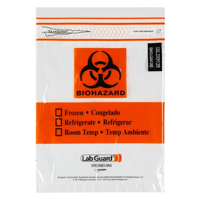 Medegen Medical Products, LLC Medegen Medical Products LLC SBL2X912B Lab Guard Single Zip Closure Supplies reLink Medical
