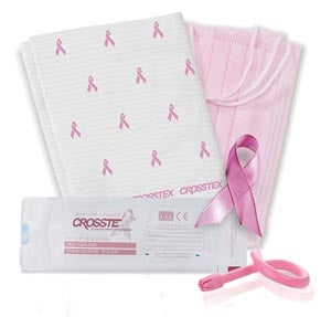 Crosstex International SCSPP Pouch 3‚½" x 9" Pink With A Purpose