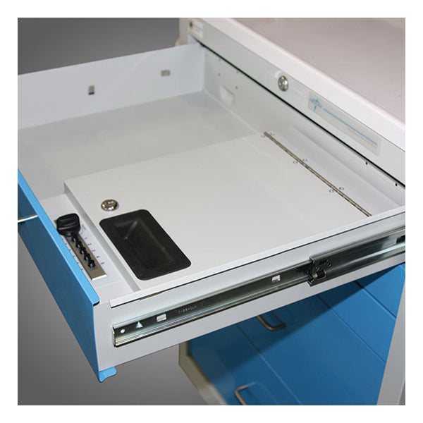 Waterloo Healthcare Waterloo SD-3S Pushbutton Locking Security Box Medical Furniture reLink Medical