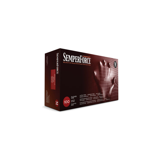 Harps USA, Inc. Harps USA Inc. BKNF103 Exam Glove Nitrile Medium Black 100/bx Supplies reLink Medical