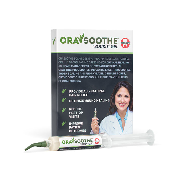 Septodont, Inc. Septodont Inc. 01S0600 OraSoothe SockIt! Gel 10g Syringe 5 Patient Supplies reLink Medical