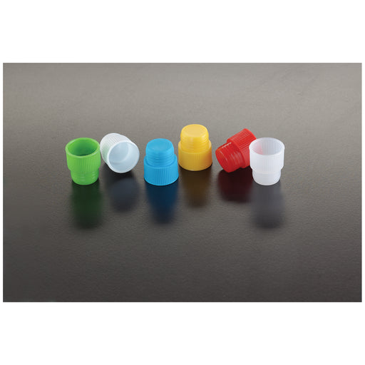 Simport Scientific Simport Scientific T401-10B Tube Plug Cap 17mm Polyethylene Blue Supplies reLink Medical