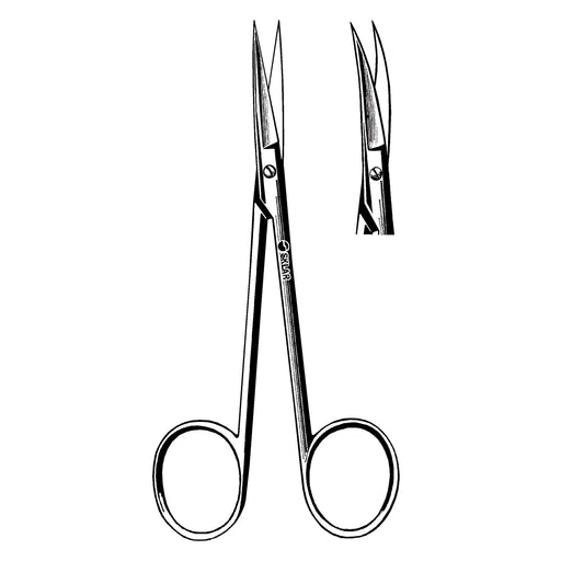 Sklar Instruments Sklar Instruments 47-1235 Iris Scissors Curved Sharp/Sharp Surgical Instruments reLink Medical