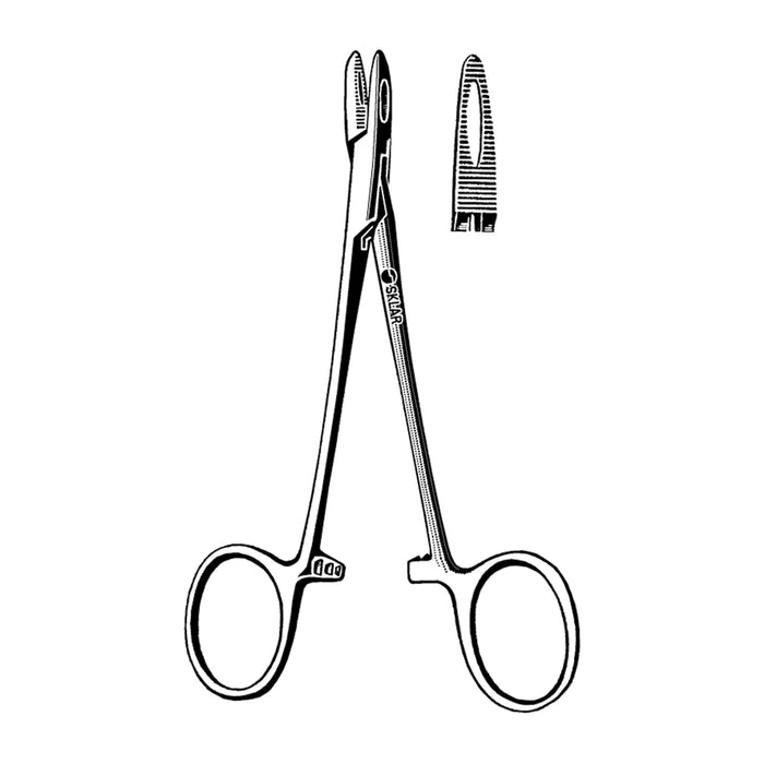 Sklar Instruments Sklar Instruments 65-6550 Collier Needle Holder Fenestrated Jaw Surgical Instruments reLink Medical