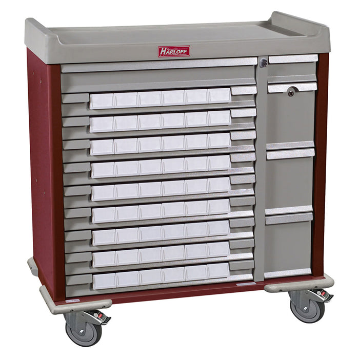 Harloff Harloff SL54BIN3 - Standard Line 54 Med-Bin Cart Medical Furniture reLink Medical