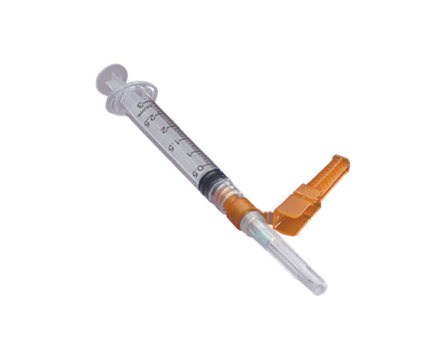 ICU Medical 4230 Luer Lock Syringe 3mL 20G x 1‚½" Needle Hub Color