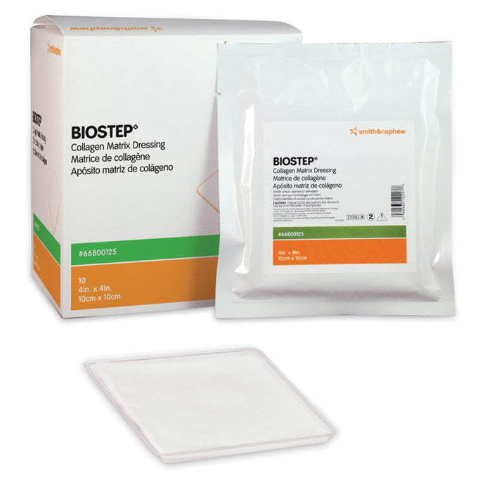 Smith & Nephew Smith & Nephew Inc. 66800125 Dressing Collagen 4" x 4" BIOSTEP Supplies reLink Medical