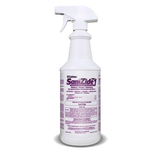 Safetec of America Safetec of America 35910 SaniZide Pro 1 32 oz Bottle with Sprayer Supplies reLink Medical