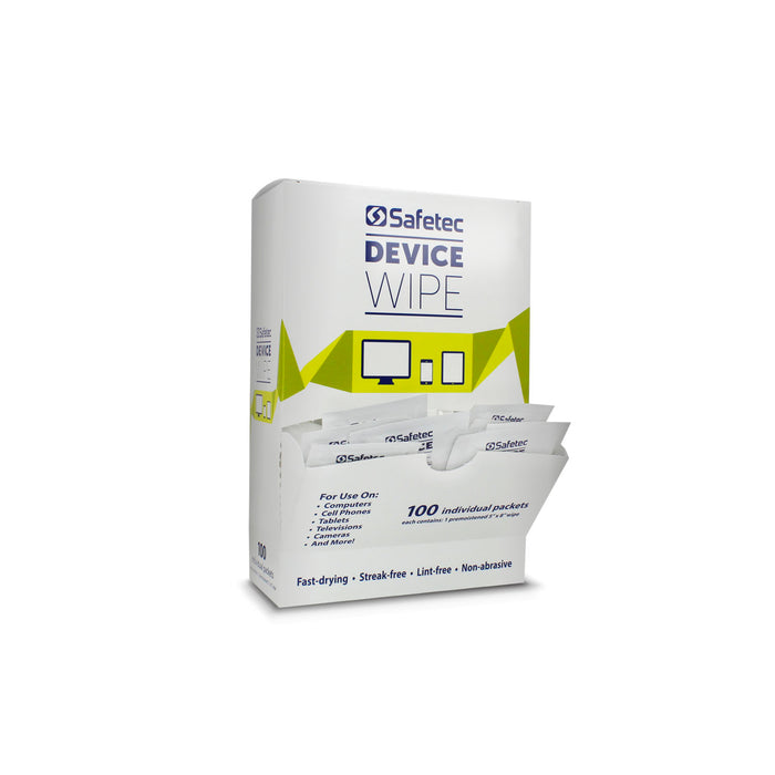 Safetec of America 37006 Safetec Device Wipe 100/bx 10