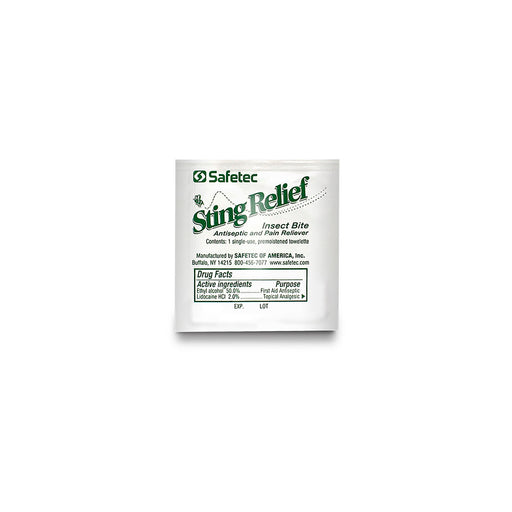 Safetec of America Safetec of America 52013 Sting Relief Wipe Bulk Supplies reLink Medical