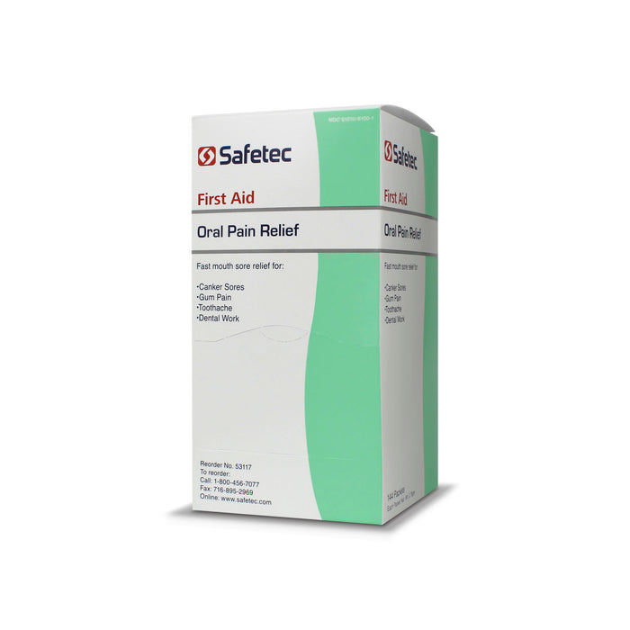 Safetec of America Safetec of America 53117 Oral Pain Relief 0.75g 144/bx 12 Supplies reLink Medical