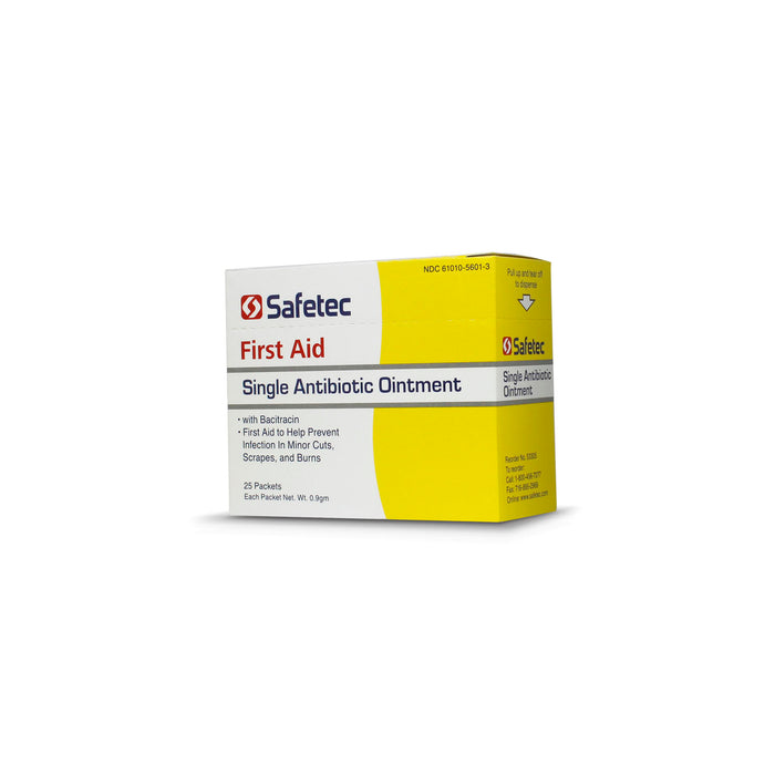 Safetec of America Safetec of America 53305 Single Bacitracin .9 Pouch 25 pch/bx 36 Supplies reLink Medical