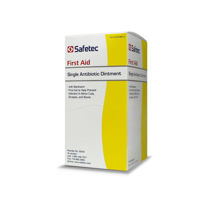 Safetec of America Safetec of America 53310 Single Bacitracin .9 Pouch 144 pch/bx 12 Supplies reLink Medical