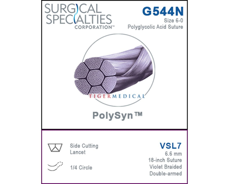 Surgical Specialties Corporation Surgical Specialties Corporation G553N Polyglycolic Acid Suture Supplies reLink Medical
