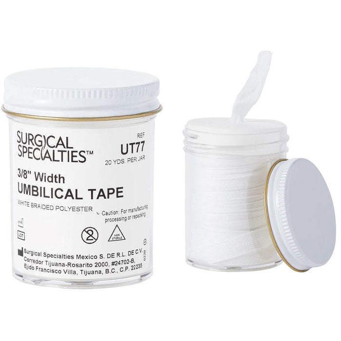 Surgical Specialties Corporation Surgical Specialties Corporation UT77 Umbilical Tape 3/8" 1 Dozen Supplies reLink Medical