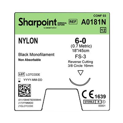 Surgical Specialties Corporation Surgical Specialties Corporation AK-2119 11/0 Non-Absorbable Nylon Supplies reLink Medical
